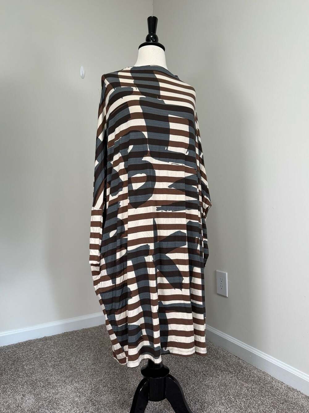 Alembika Urban Luxury Lagenlook Cocoon Tunic Dress Art to Wear Size S - Picture 2 of 10